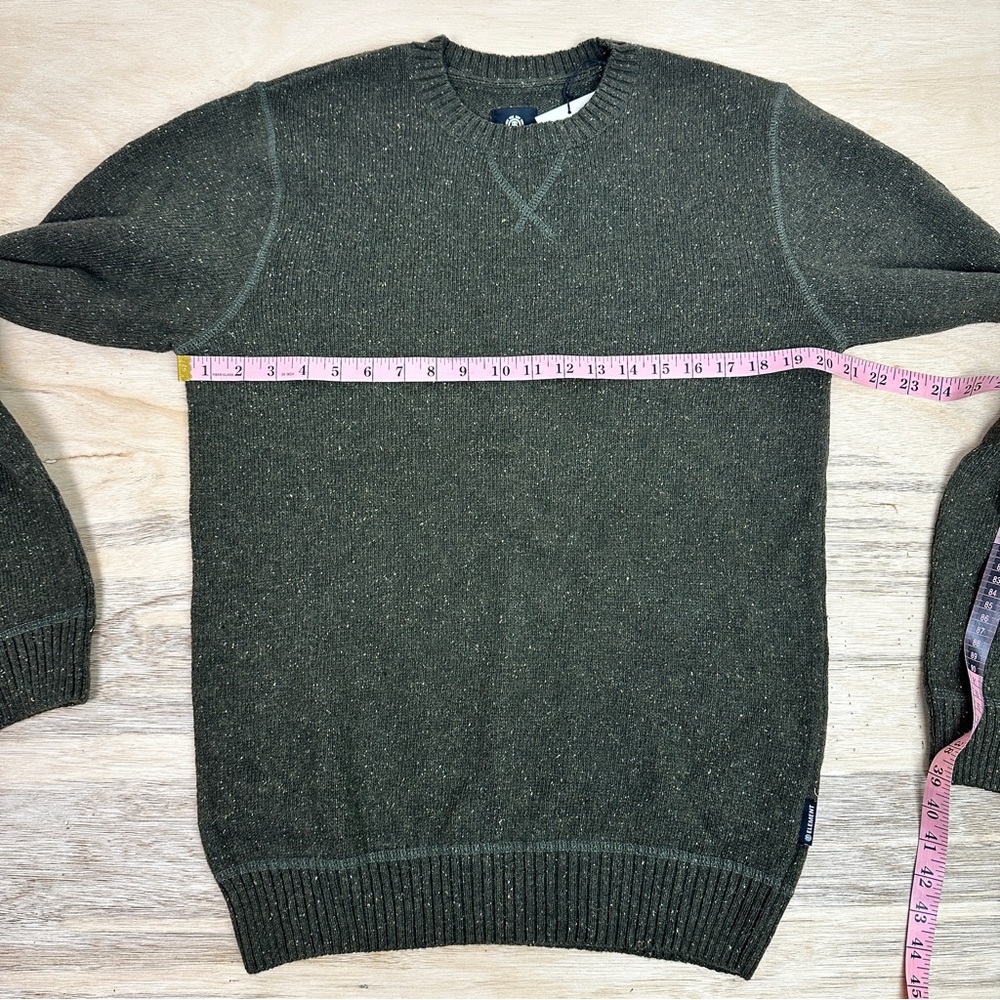 Element Men's Forest Green Crewneck Kayden Sweater - Picture 6 of 8
